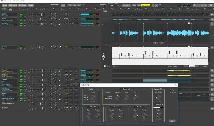 Multitrack Studio - free alternative to FL Studio