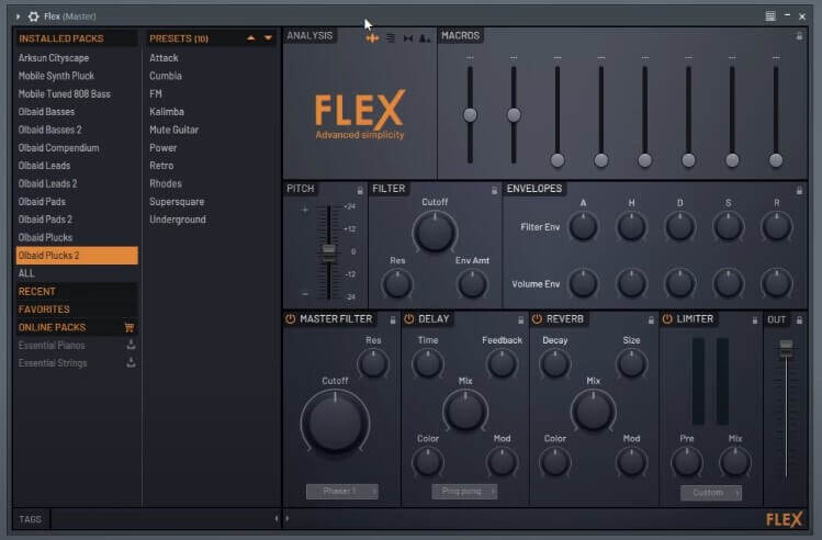 fl studio flex essential piano download