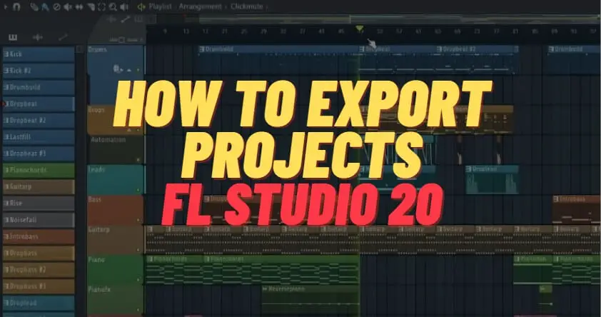 Exporting projects with FL Studio 20 for all audio formats
