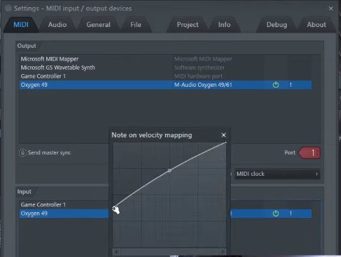 Learning how to use the Velocity mapping curve