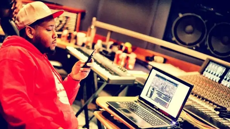 Boi-1da at his studio producing beats with FL Studio