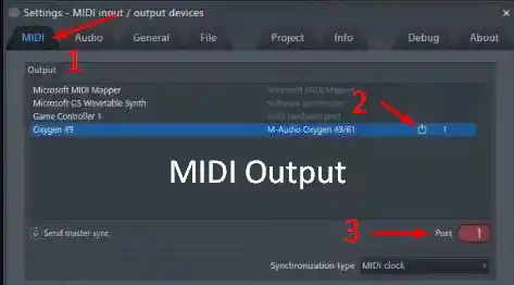 Setting up the Yamaha MIDI Keyboard Output in FL Studio